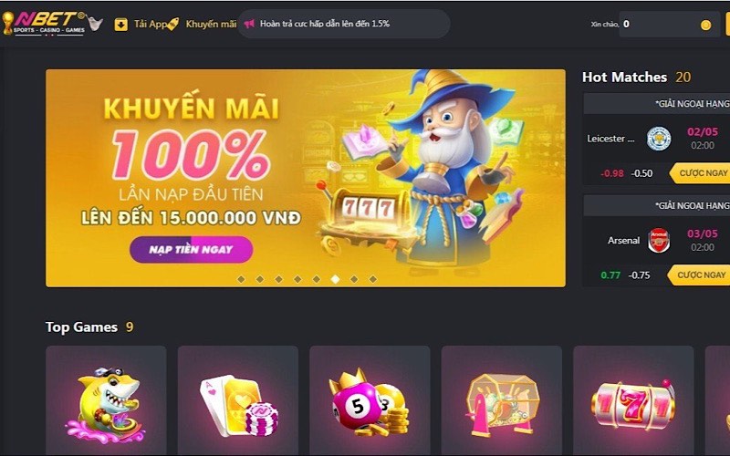 Nhà cái online nhiều khuyến mãi Nbet