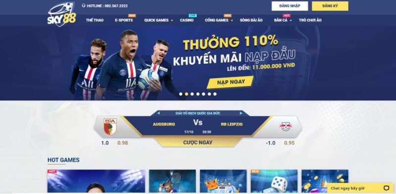 Các khuyến mãi Sky88 khủng năm 2023